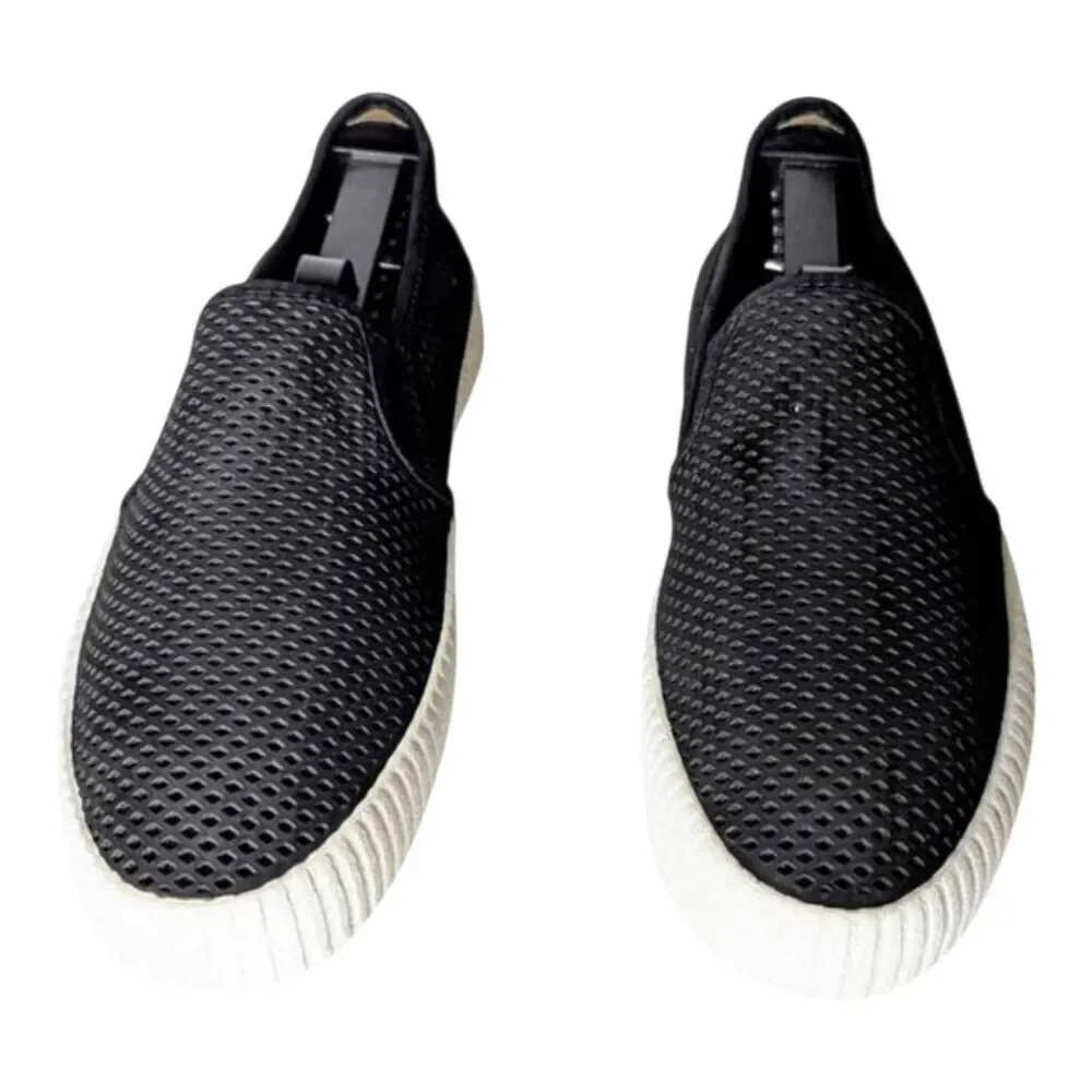 FRYE Camille Blace Suede Perforated Slip-On Shoes Size 9M